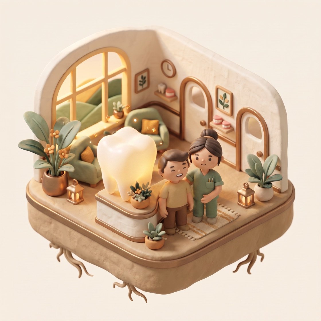 Tooth Saved! — miniature diorama of Dr Elyssa's routine Tooth Saved! — miniature diorama of Dr Elyssa's routine